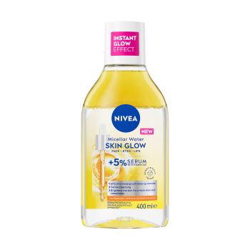 NIVEA SKIN GLOW micelinis vanduo su serumu, 400 ml