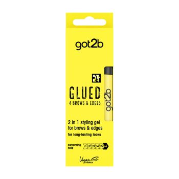 GOT2B GLUED 4 BROWS & EDGES 2 in 1 antakių ir trumpų plaukelių želė, 16 ml