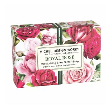 MICHEL DESIGN WORKS ROYAL ROSE MOISTURIZING SHEA BUTTER tualetinis muilas, 127 g
