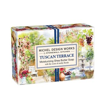 MICHEL DESIGN WORKS TUSCAN TERRACE MOISTURIZING SHEA BUTTER tualetinis muilas, 127 g