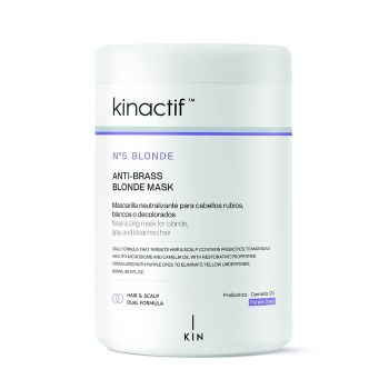 KINACTIF N5 BLONDE ANTI-BRASS BLONDE plaukų kaukė, 900 ml