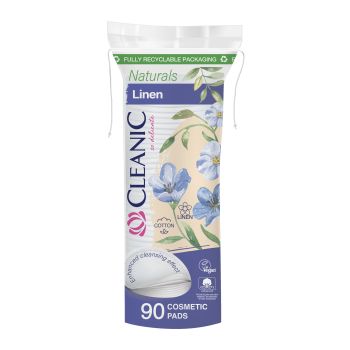 CLEANIC NATURALS LINEN vatos lapeliai (90 vnt.)