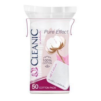 CLEANIC PURE EFFECT vatos lapeliai (50 vnt.)