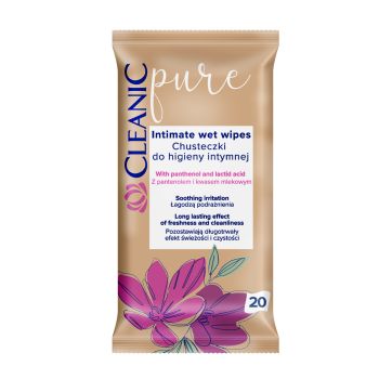 CLEANIC PURE INTIMATE intymios higienos servetėlės (20 vnt.)