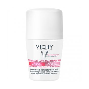 VICHY BEAUTY DEO 48H rutulinis dezodorantas antiperspirantas, 50 ml