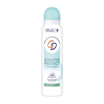 CD SENSITIVE PROTECT purškiamasis moterų dezodorantas, 150 ml