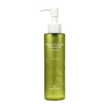 THE SKIN HOUSE NATURAL GREEN TEA valomasis veido aliejus, 150 ml