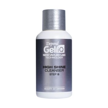DEPEND GEL IQ HIGH SHINE CLEANSER STEP5 blizgesio suteikiantis valiklis, 35 ml