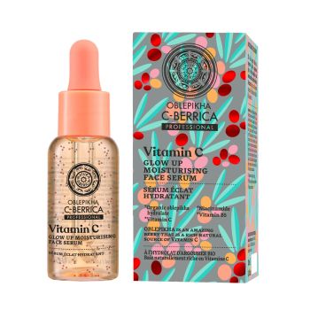 OBLEPIKHA C-BERRICA VITAMIN C GLOW UP MOISTURISING CAPSULE veido serumas, 30 ml