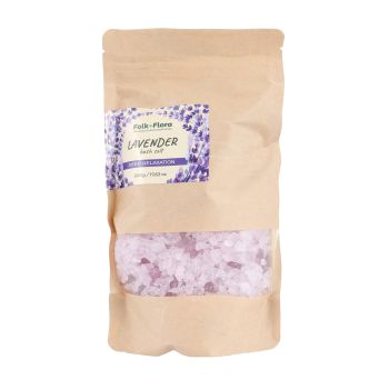 FOLK & FLORA LAVENDER DEEP RELAXATION vonios druska, 500 g
