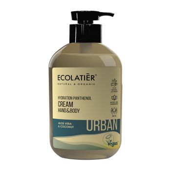 ECOLATIER HYDRATION PANTHENOL rankų ir kūno kremas, 400 ml