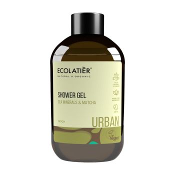 ECOLATIER URBAN SEA MINERALS & MATCHA dušo želė, 600 ml