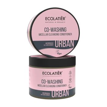 ECOLATIER URBAN CO-WASHING MICELLAR CLEANSING plaukų kondicionierius, 380 ml