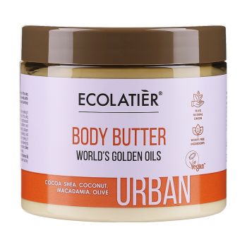 ECOLATIER URBAN WORLD'S GOLDEN OILS kūno sviestas, 380 ml