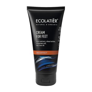 ECOLATIER POWER DEO EFFECT pėdų kremas, 100 ml