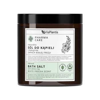 VIS PLANTIS PHARMA CARE NATURAL vonios druska su baltuoju moliu, 800 g