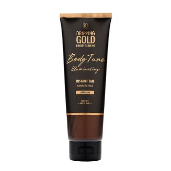 DRIPPING GOLD BODY TUNE ILLUMINATING INSTANT TAN veido ir kūno savaiminio įdegio priemonė, 125 ml