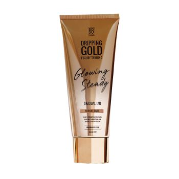 DRIPPING GOLD GLOWING STEADY savaiminio įdegio kremas, 200 ml
