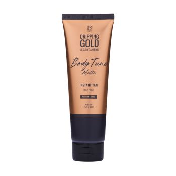DRIPPING GOLD BODY TUNE MATTE INSTANT TAN veido ir kūno savaiminio įdegio priemonė, 125 ml