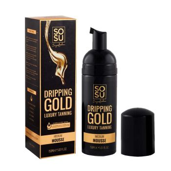 DRIPPING GOLD LUXURY MEDIUM savaiminio įdegio putos, 150 ml