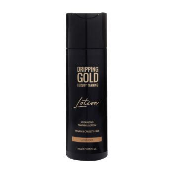 DRIPPING GOLD LUXURY TANNING HYDRATING ULTRA DARK savaiminio įdegio losjonas, 200 ml