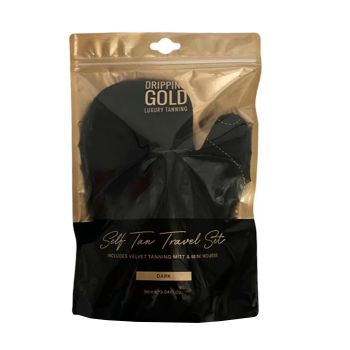 DRIPPING GOLD TRAVEL DARK kelioninis savaiminio įdegio priemonių rinkinys