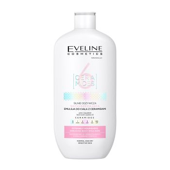 EVELINE 6 CERAMIDES INTENSELY NOURISHING GREASING kūno emulsija, 350 ml