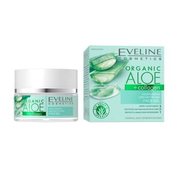 EVELINE ALOE + COLLAGEN veido želė, 50 ml