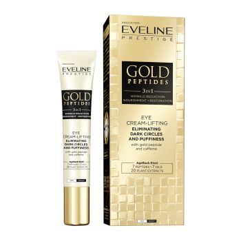 EVELINE GOLD PEPTIDES 3 IN 1 LIFTING paakių kremas, 20 ml