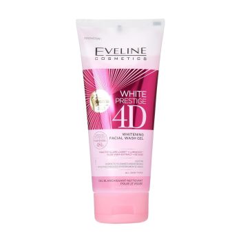EVELINE WHITE PRESTIGE 4D WHITENING veido prausimosi želė, 200 ml