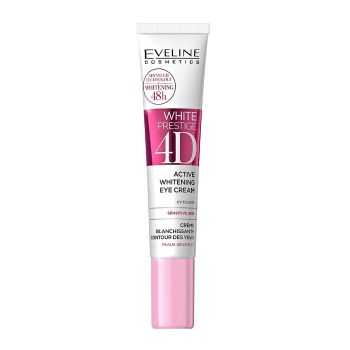 EVELINE WHITE PRESTIGE 4D ACTIVE WHITENING akių kontūro kremas, 20 ml