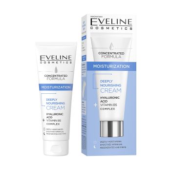 EVELINE MOISTURIZATION DEEPLY NOURISHING veido kremas, 50 ml
