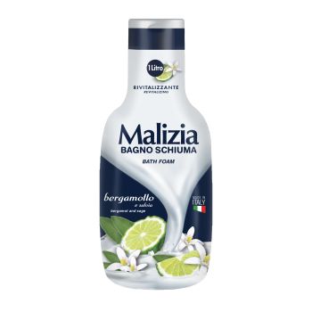 MALIZIA BERGAMOT AND SAGE vonios putos, 1000 ml