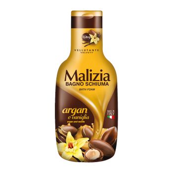 MALIZIA ARGAN AND VANILLA vonios putos, 1000 ml