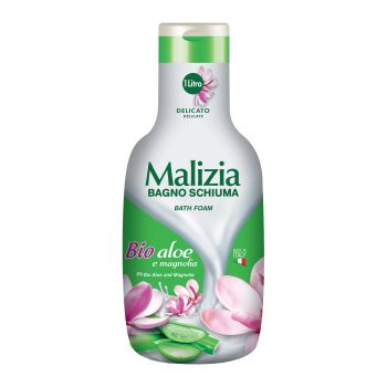 MALIZIA BIO ALOE AND MAGNOLIA vonios putos, 1000 ml