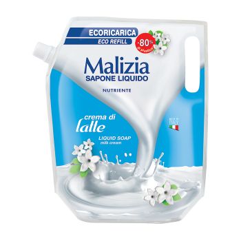 MALIZIA NUTRIENTE MILK CREAM skystojo muilo papildymas, 1 l