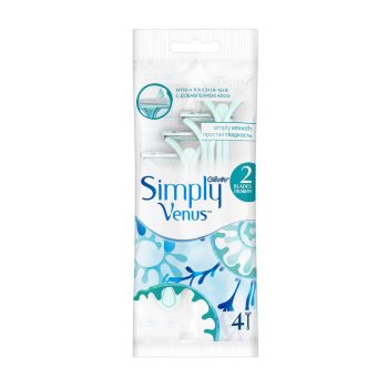 GILLETTE SIMPLY VENUS2 vienkartiniai skustuvai (4 vnt.)