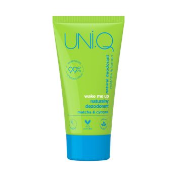 UNI.Q WAKE ME UP MATCHA & CYTRYNA NATURALNY dezodorantas želė, 50 ml