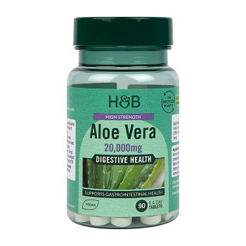 H&B HIGH STRENGTH tikrasis alavijas 10,000 mg, 90 tablečių