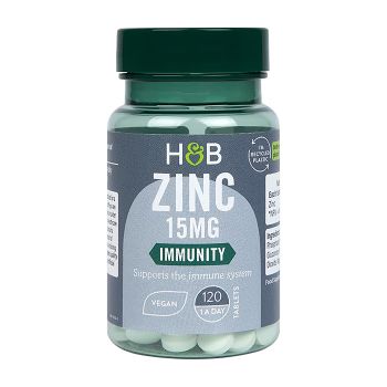H&B cinkas 15 mg, 120 tablečių
