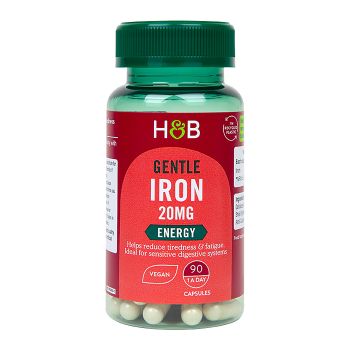 H&B geležis 20 mg, 90 kapsulių