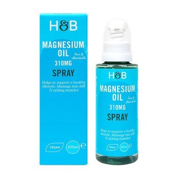 H&B magnio purškiamasis aliejus, 100 ml