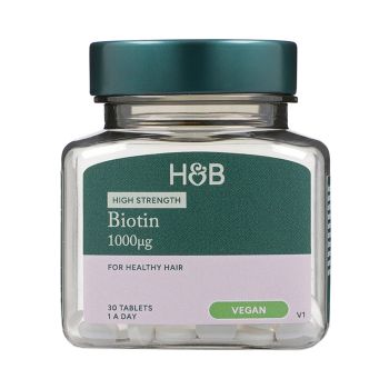 H&B biotinas 1000 µg, 30 tablečių
