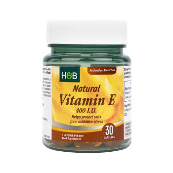 H&B vitaminas E 400 TV, 30 kapsulių