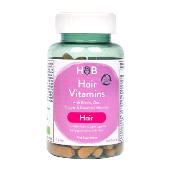 H&B vitaminai plaukams, 120 tablečių