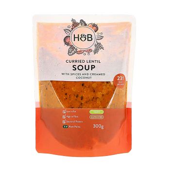 HOLLAND & BARRETT lęšių sriuba su kariu, 300 g