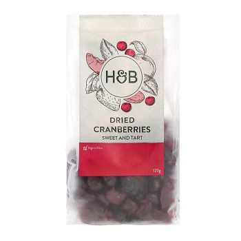 HOLLAND & BARRETT džiovintos spanguolės, 120 g