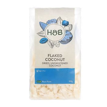 HOLLAND & BARRETT kokosų dribsniai, 100 g
