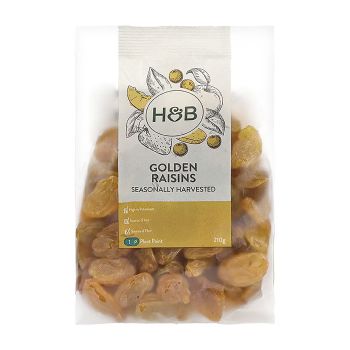 HOLLAND & BARRETT auksinės razinos, 210 g