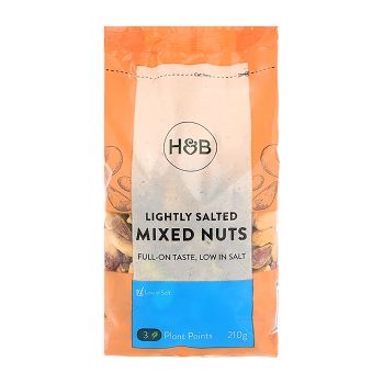 HOLLAND & BARRETT MIXED NUTS riešutų mišinys, 210 g